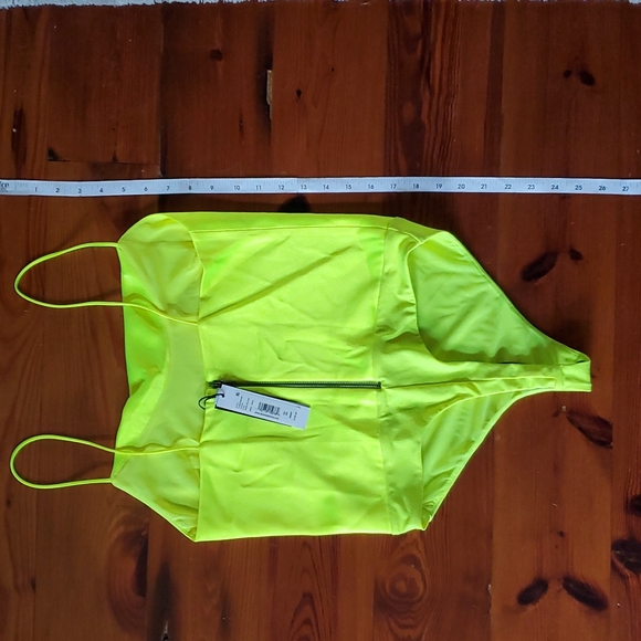 Alice & Olivia bodysuit - neon yellow - Picture 2 of 6